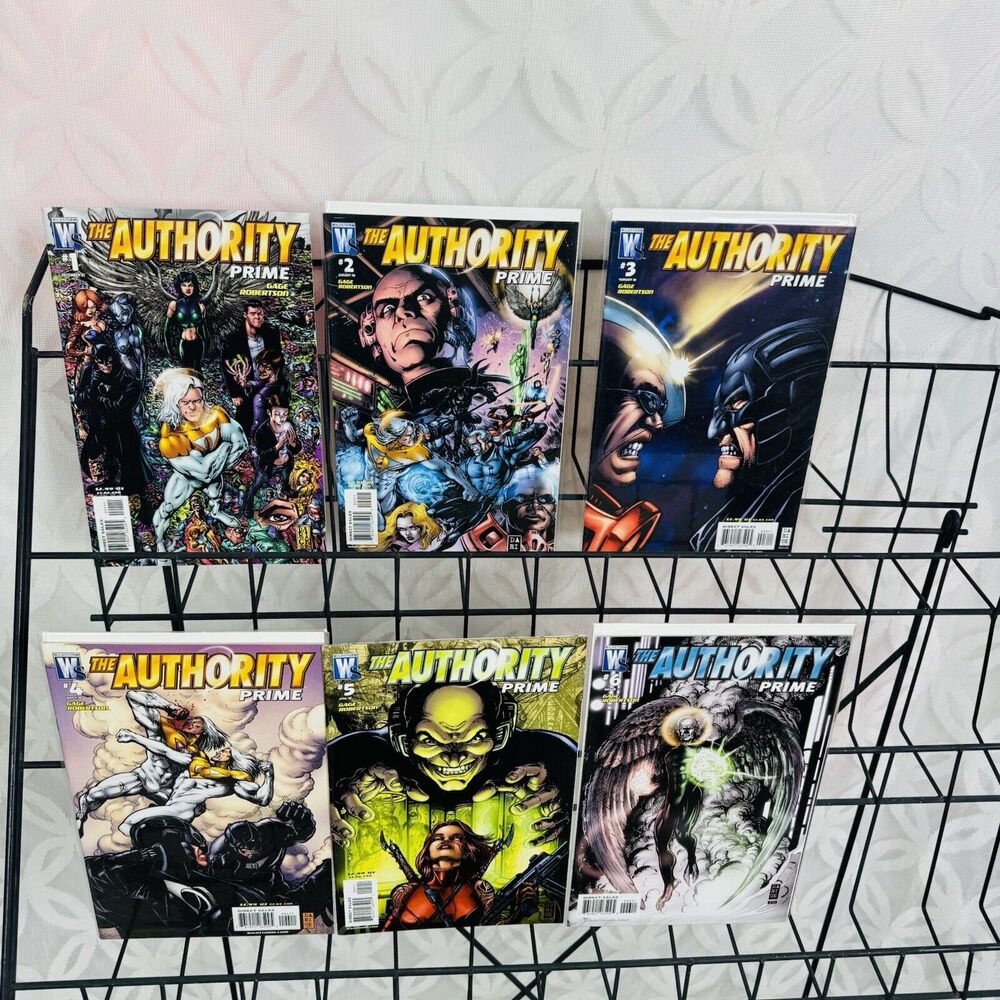 Authority Prime 1-6 Lot (Wildstorm) Midnighter‎ Darick Robertson
